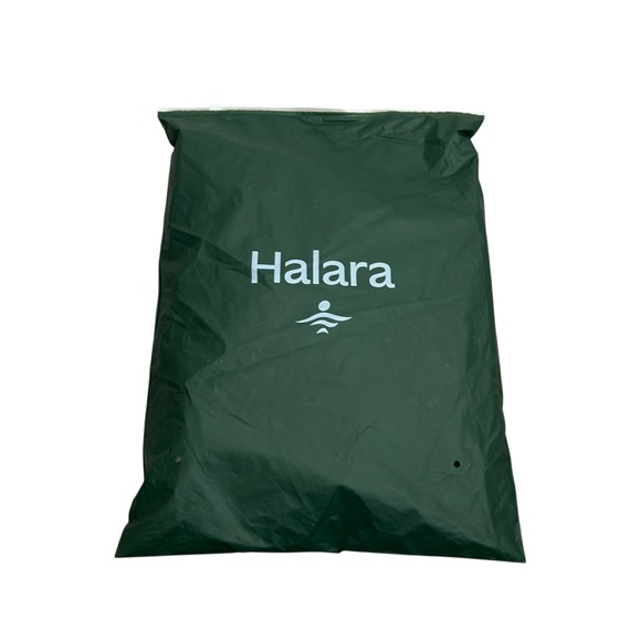 Halara Flex High Waisted Stripe Wide Leg Flowy Washed Casual Jeans Size Medium - Picture 4 of 5